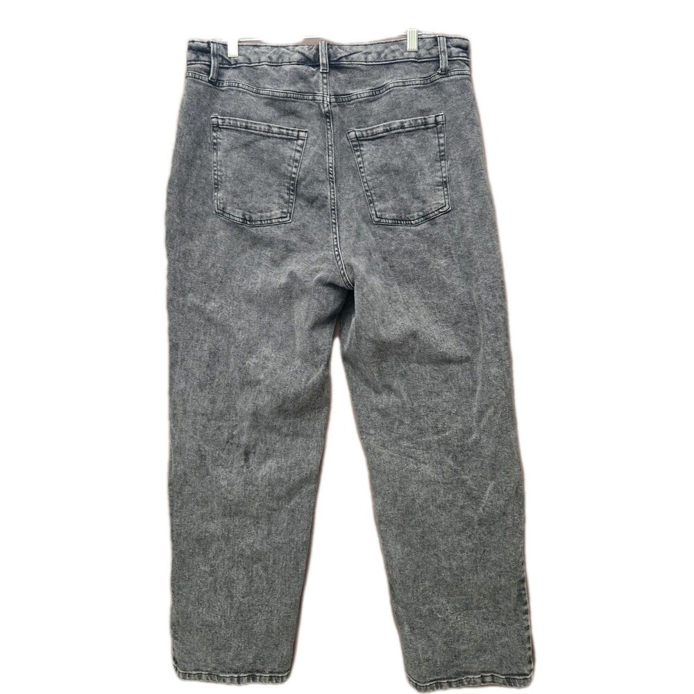 Women's Super-High Rise Straight Jeans Wild Fable Black Wash 17 Button-Fly - Picture 5 of 5